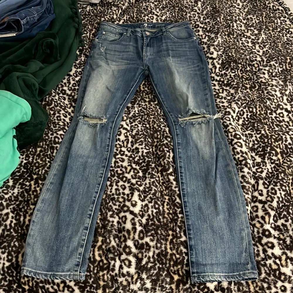 Medium wash jeans
